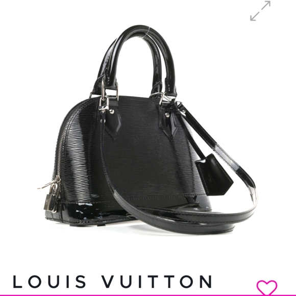 Louis Vuitton Black Epi Alma BB